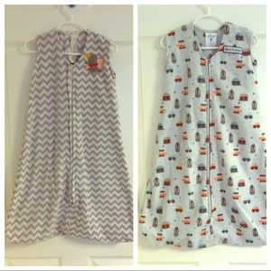 TWO Baby Fleece Sleep Sacks